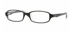 Lunettes Junior - Ray-Ban® Junior Collection - RY1521 - 3529 TOP BLACK ON TRANSPARENT