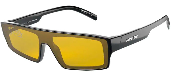Gafas de Sol Arnette SYKE 41/AN // MIRROR YELLOW TAMPONED SILVER GOLD