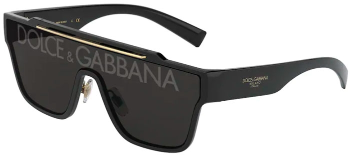 Gafas de Sol Dolce & Gabbana DG6125 BLACK // DARK GREY TAMPO D&G SILVER