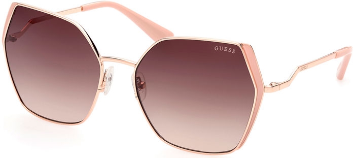  Guess Gafas de sol para mujer de oro, Oro Rosa : Ropa, Zapatos  y Joyería