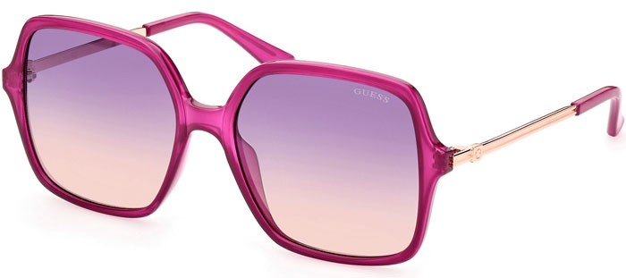 de Sol Guess GU7845 81Z SHINY VIOLET // VIOLET GRADIENT MIRROR