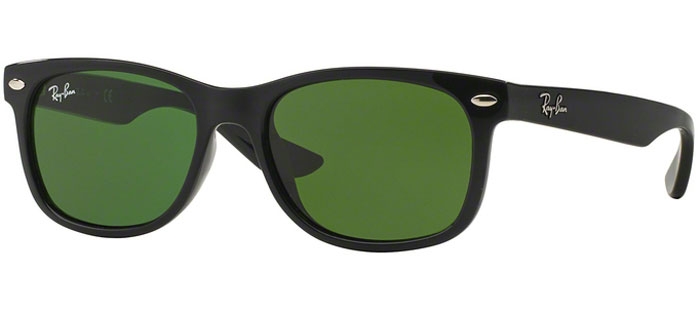Gafas Junior RayBan® Junior Collection RJ9052S 100/2 SHINY BLACK // GREEN