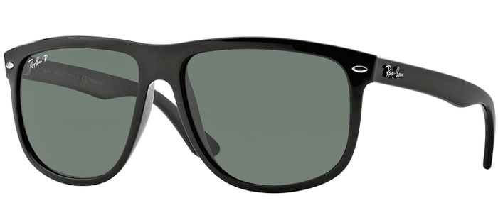 Gafas de Sol RB4147 601/58 BLACK // CRYSTAL GREEN POLARIZED