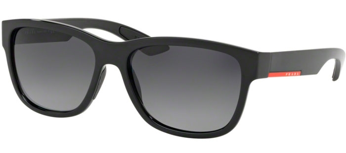 Gafas de Sol - Prada Sport - SPS 03QS - 1AB5W1 BLACK // GREY POLARIZED