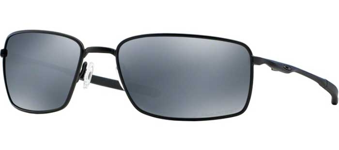 Oakley Polarized Lunettes Black Matte Oo4075 4075 Square Iridium Soleil 05 De Wire ALj4R5