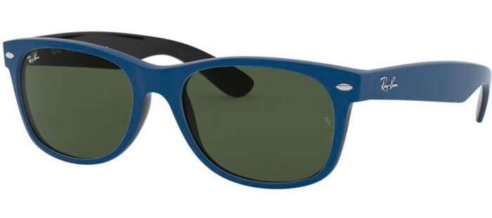 Gafas de Sol RayBan® RayBan® RB2132 NEW WAYFARER 646331 TOP RUBBER BLUE